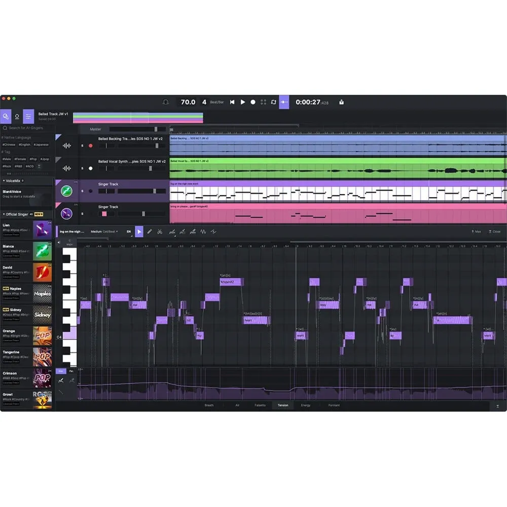 ACE Studio Artist Pro 2.0 software de producción musical con IA