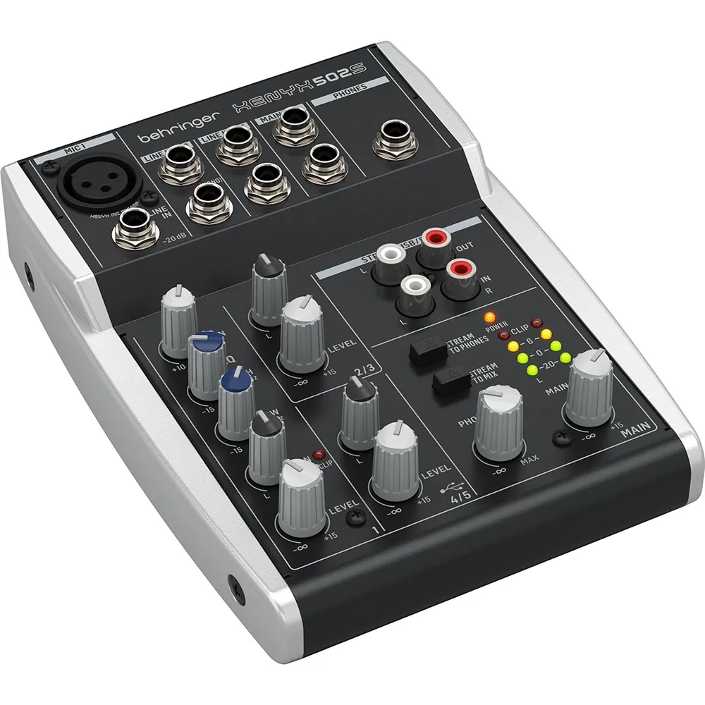 Behringer Xenyx 502S para streaming y podcast