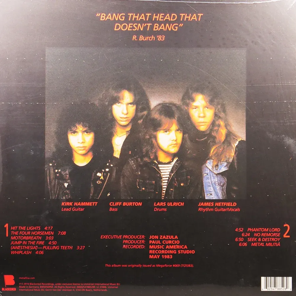 Metallica – Kill 'Em All | Vinilo LP