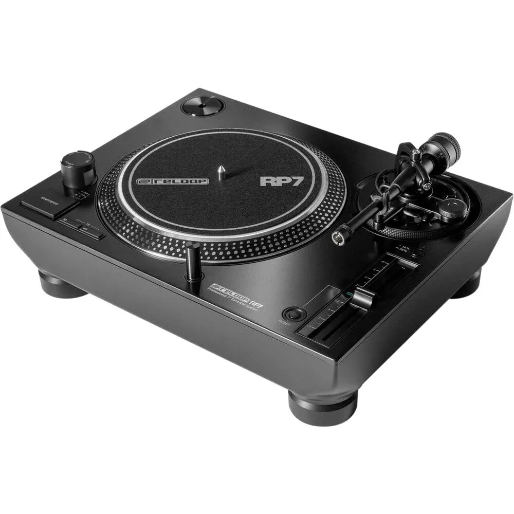 Tornamesa DJ Reloop RP-7 diseñada para vinilos de 7 pulgadas