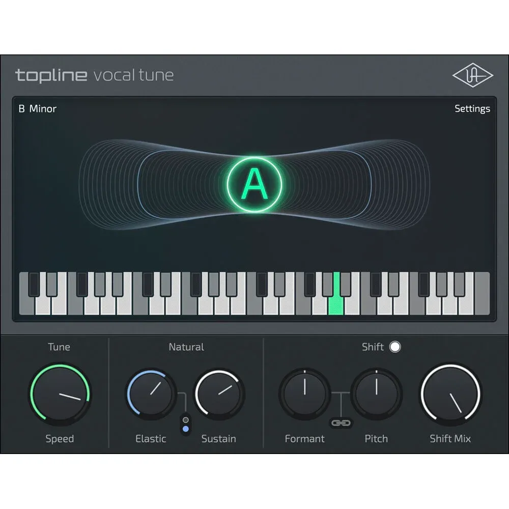 Universal Audio Topline Vocal Tune – Plug-In de Afinación Vocal (Desca