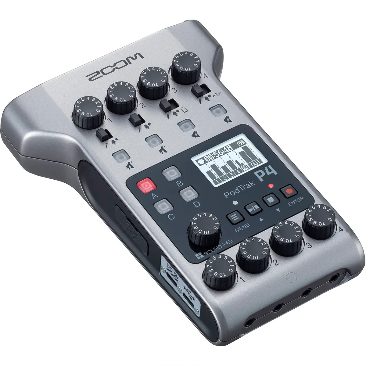 Zoom PodTrak P4 para podcast