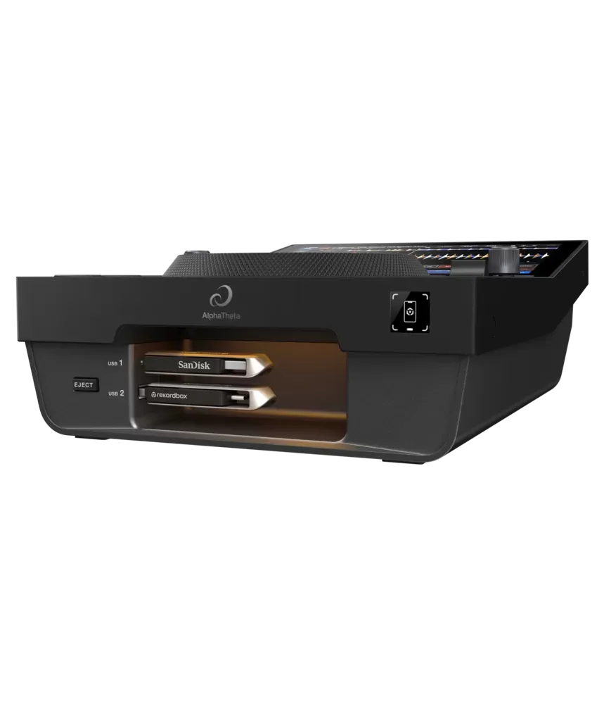 Puertos USB frontales y NFC del CDJ-1500X