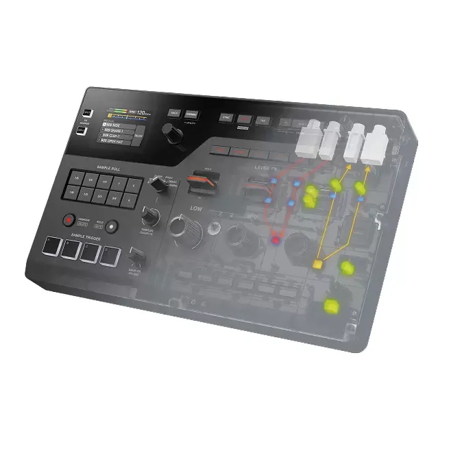 Procesamiento de audio interno de estudio del AlphaTheta RMX-IGNITE