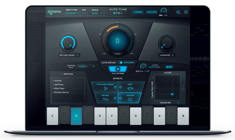 Antares AutoTune EFX+ 10 – Rack de Efectos Vocales con Corrección de Tono