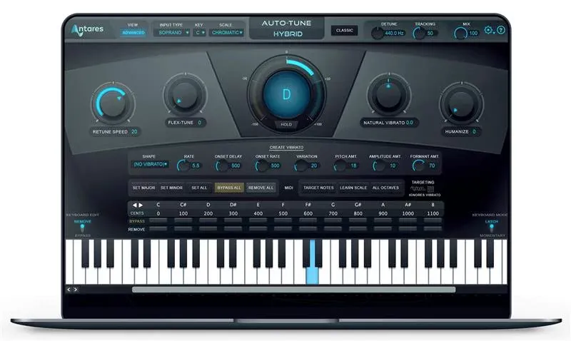Antares AutoTune Hybrid – Corrector de Tono Vocal para Sistemas Avid DSP