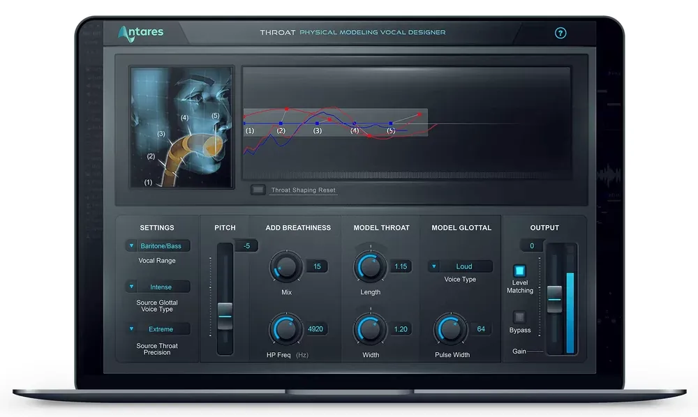 Antares Throat – Modelador del Tracto Vocal