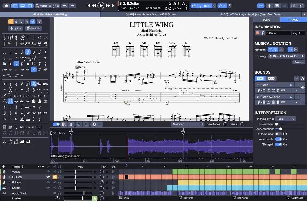 Arobas Music Guitar Pro 8 – Editor de Partituras y Tablaturas