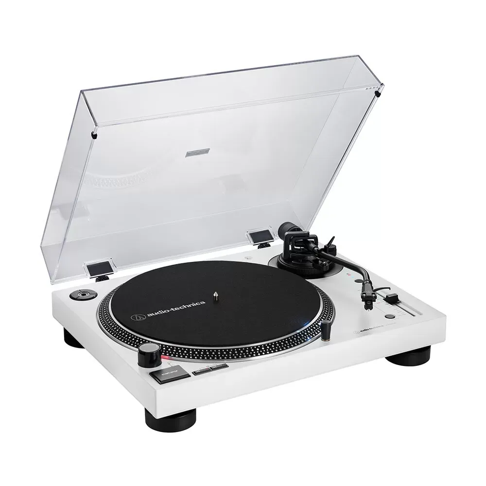 Tornamesa Audio-Technica AT-LP120X de tracción directa con brazo en S y portacápsulas intercambiable