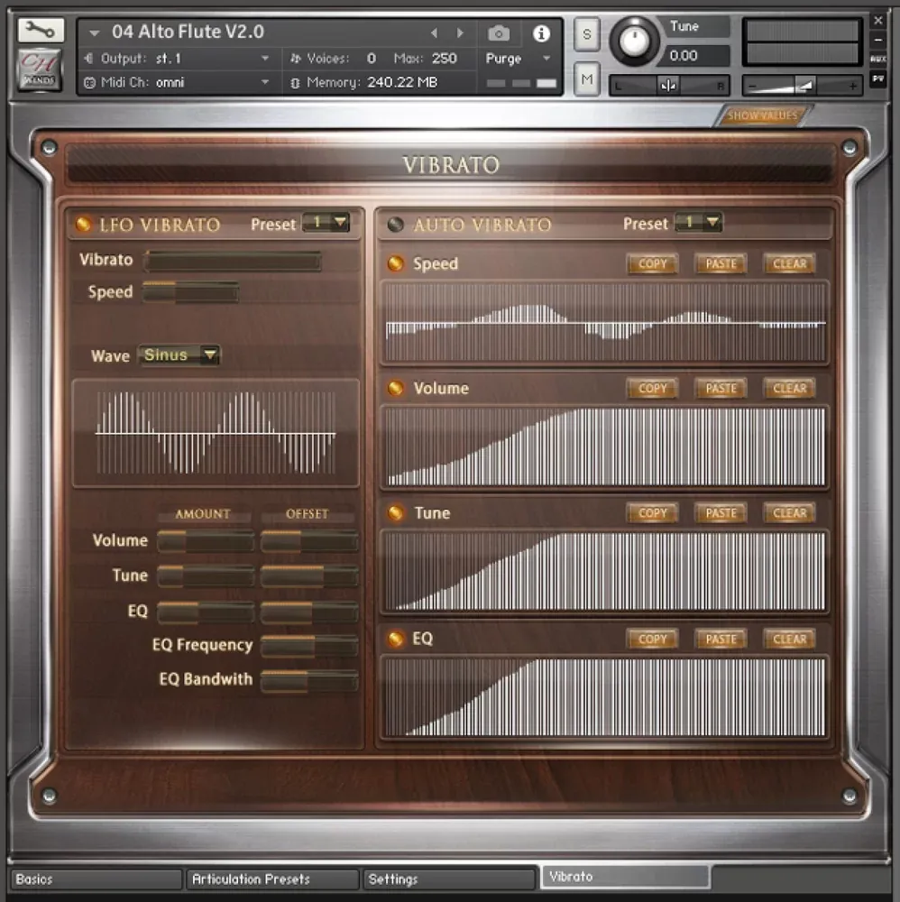 Instrumentos de flautas de Chris Hein Winds Vol. 1