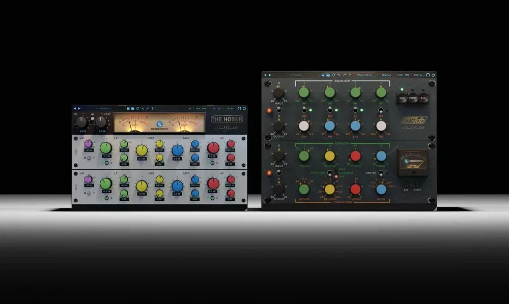 Boz Digital David Bendeth Hoser XT 2 y +10db 2 Bundle – Bundle de Ecualización y Compresión Analógica