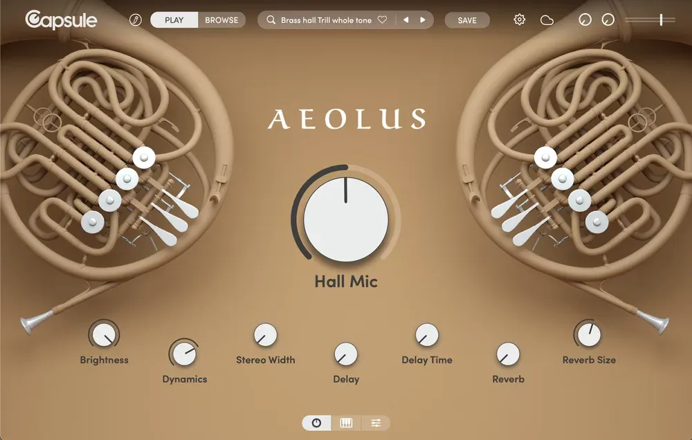 Capsule Audio Aeolus – Instrumento Virtual de Ensamble de Bronces