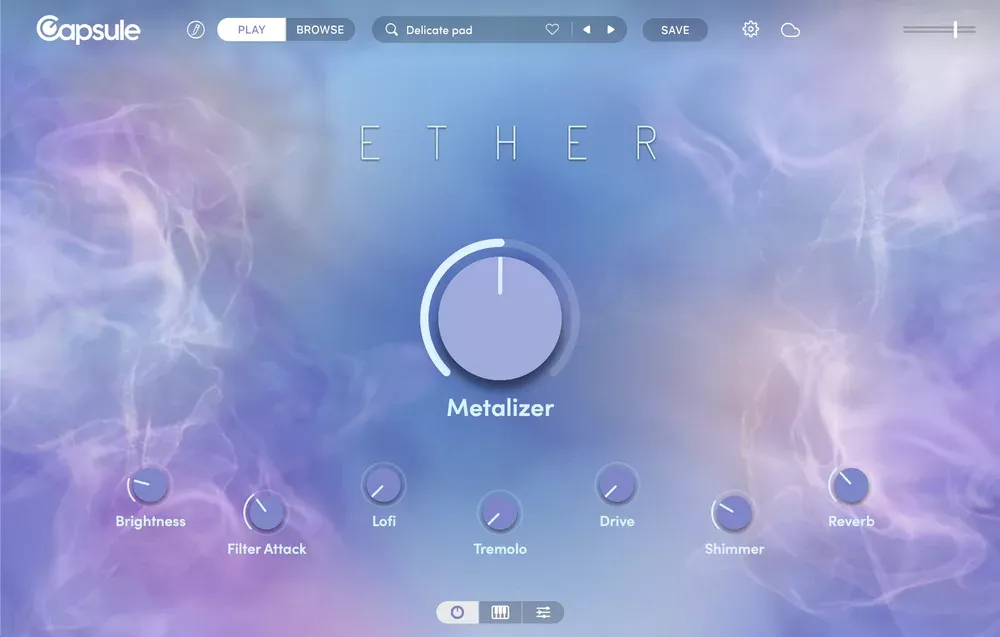 Capsule Audio Ether – Instrumento Virtual de Texturas y Pads Ambientales