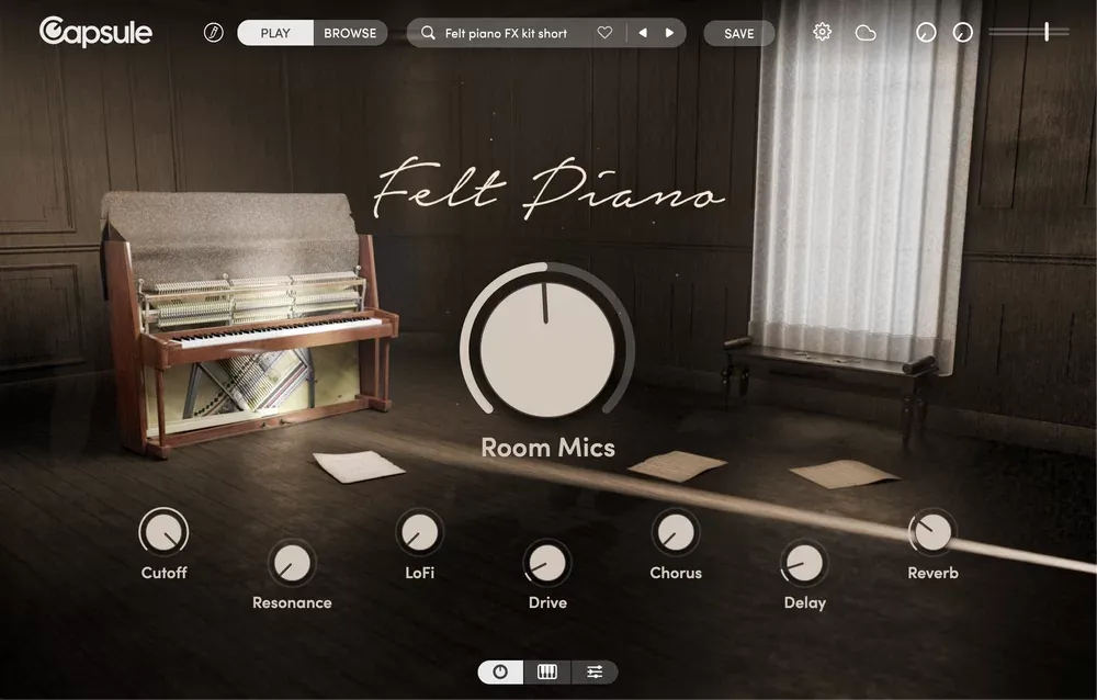El sonido íntimo del piano de fieltro
