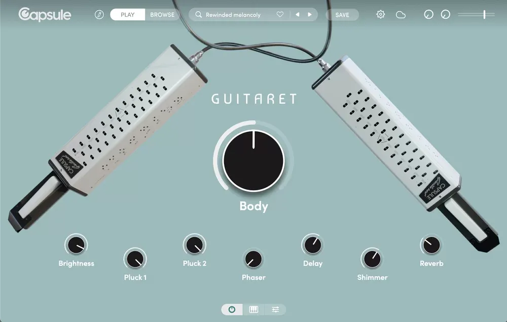 Capsule Audio Guitaret – Instrumento Virtual de Lengüetas