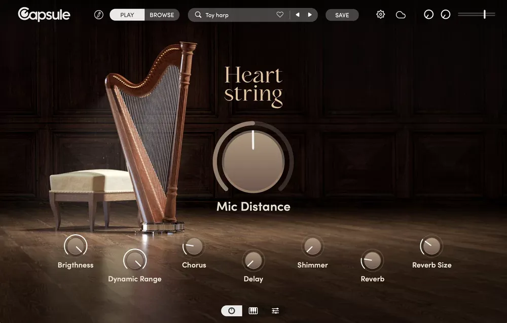 Capsule Audio Heart String – Arpa Virtual