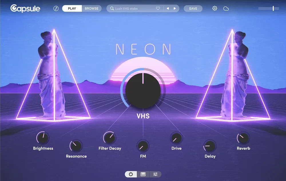 El color de los synths vintage