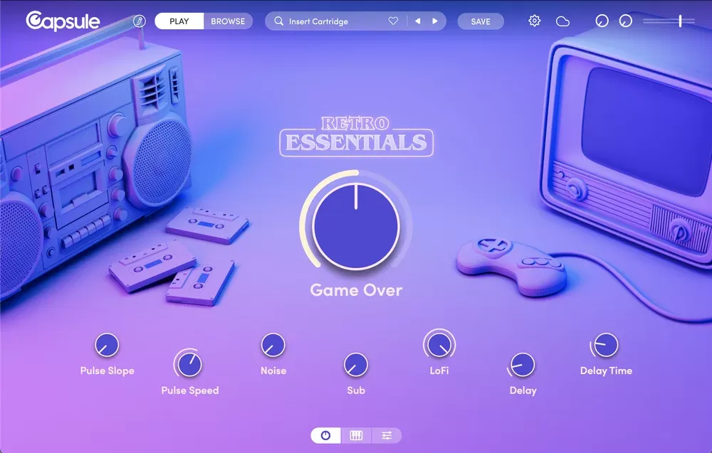 Capsule Audio Retro Essentials – Librería de Sintetizadores Retro de los 80 y 90
