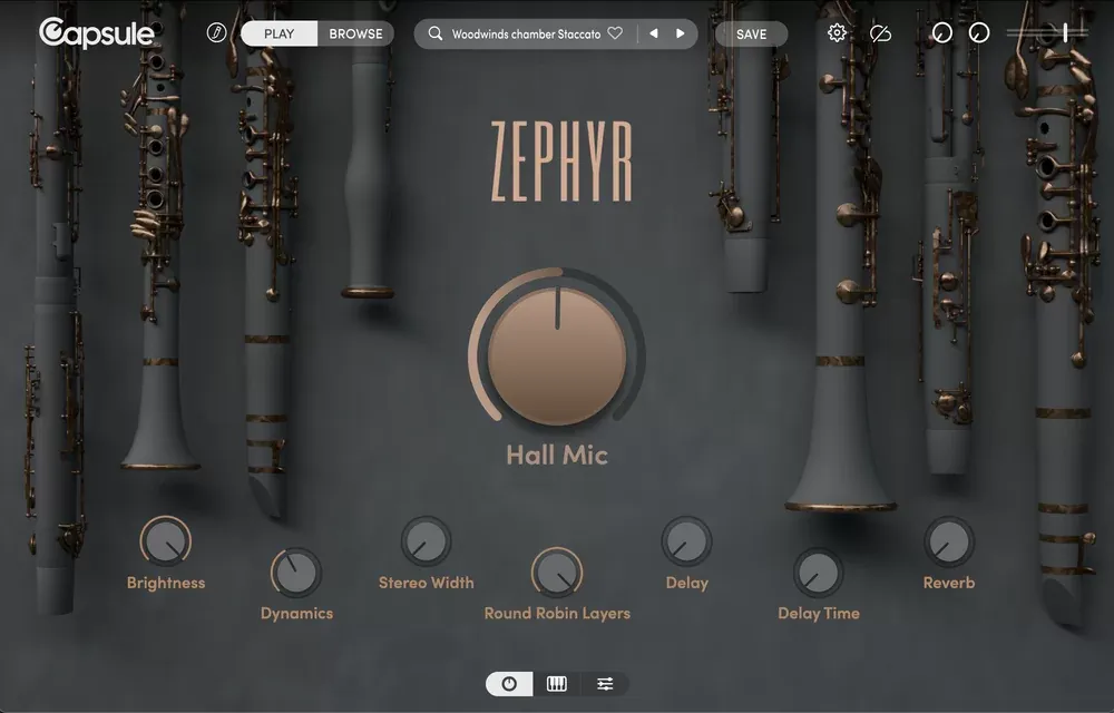 Capsule Audio Zephyr – Instrumento Virtual de Maderas