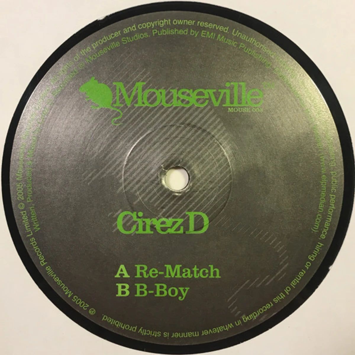 Maxi single de 12 pulgadas de Cirez D, Re-Match