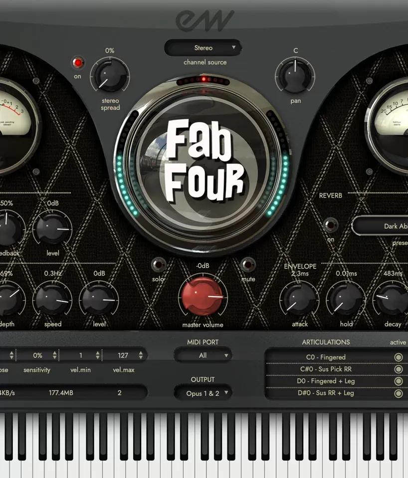 EastWest Fab Four – Instrumentos de Banda Virtual estilo años 60