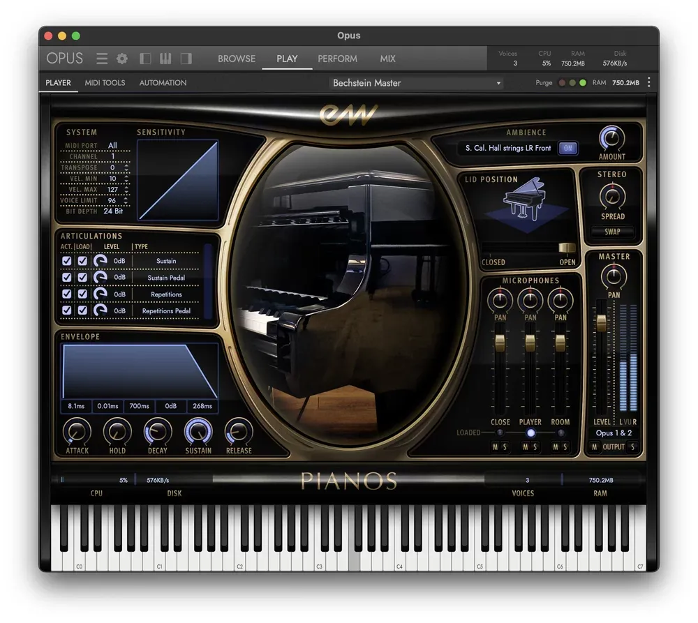 EastWest Steinway D Platinum – Piano de Cola Virtual