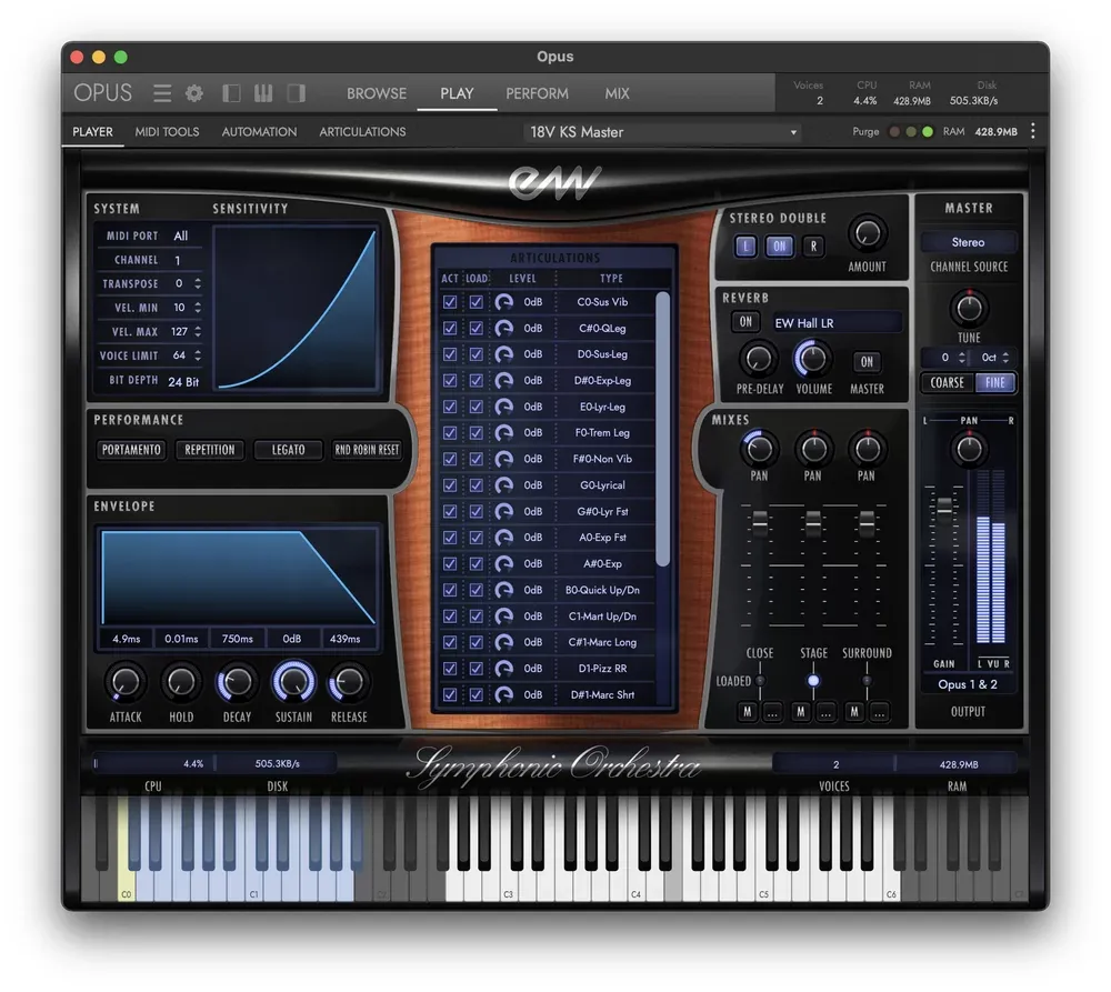 Un bundle para producción sinfónica