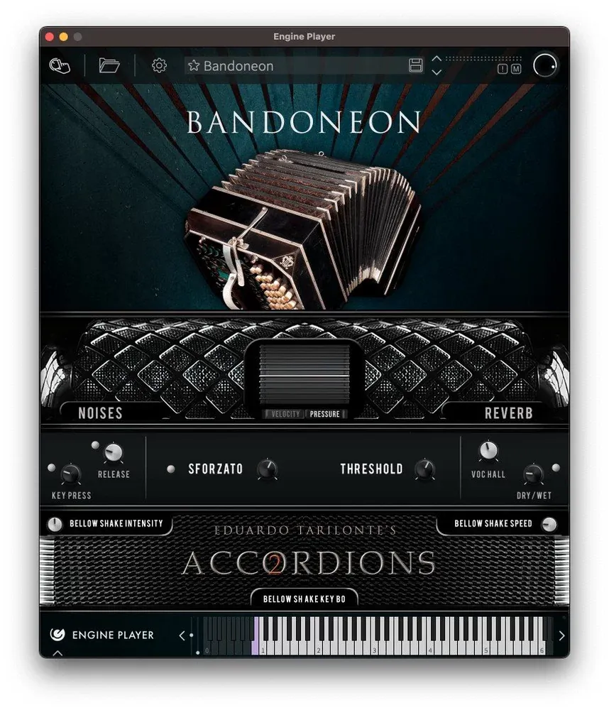 Detalle del sonido del Single Bandoneon