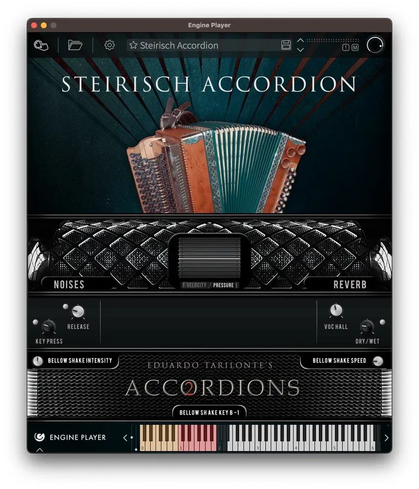 Detalle del sonido del Steirisch Accordion