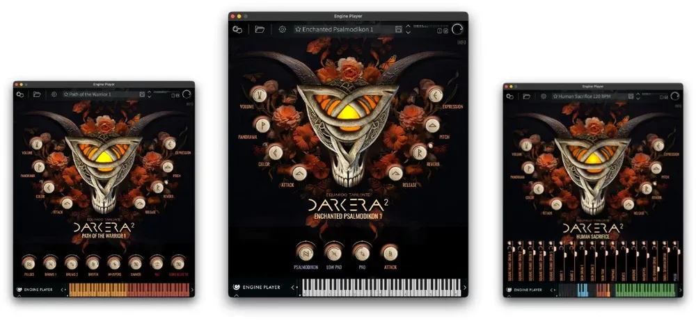 Interfaz del Engine Player de Dark ERA 2