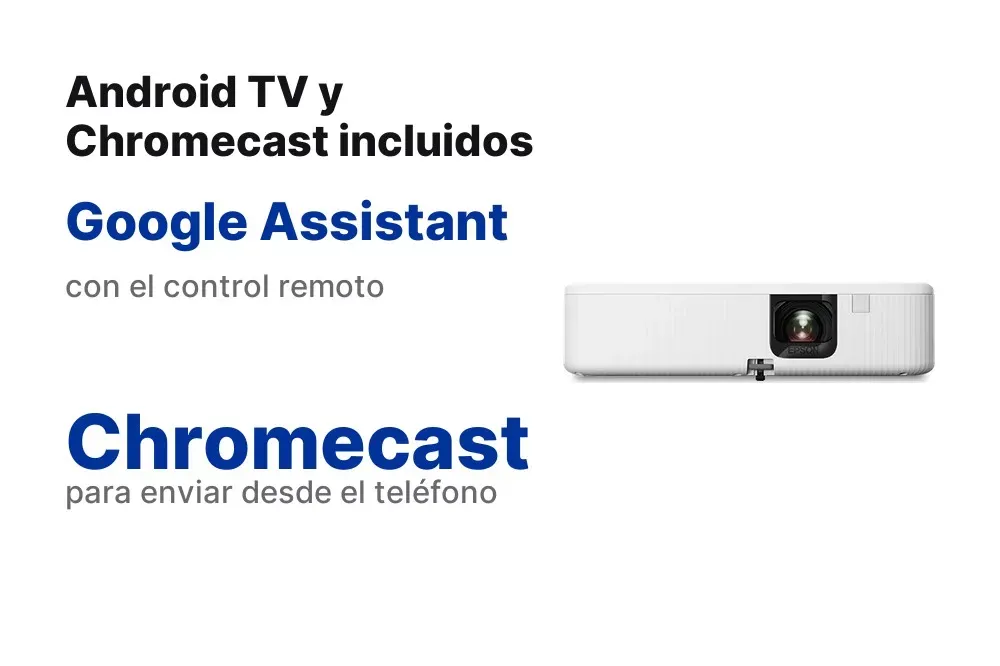 Android TV y Chromecast del Epson FH02