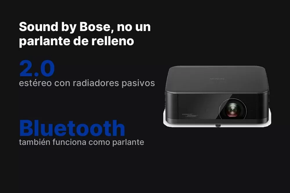 Audio Sound by Bose del Epson Lifestudio Pop Plus EF-62