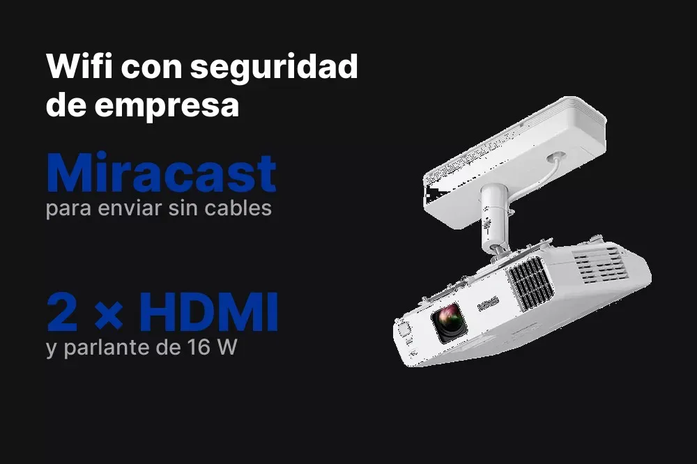 Wifi, Miracast y dos HDMI del PowerLite L210W