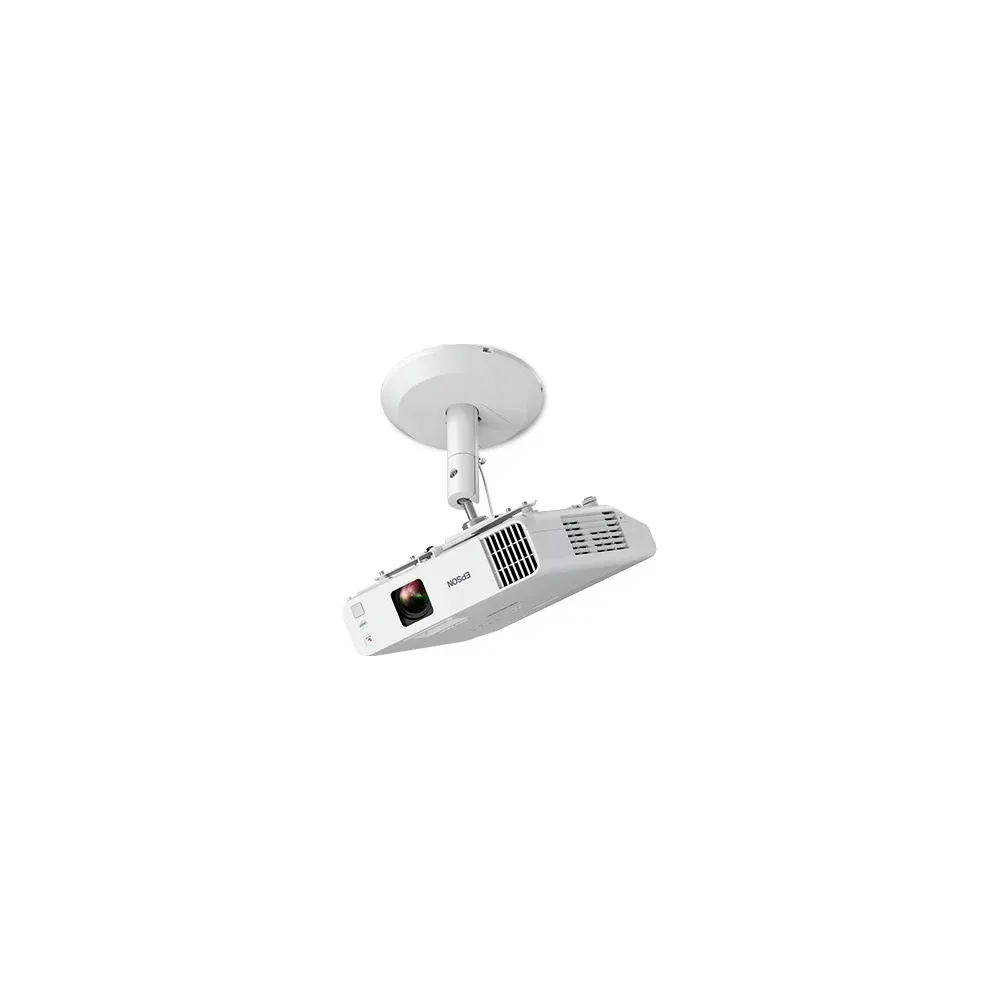 Epson PowerLite L210W instalado en el techo con un soporte que se vende por separado