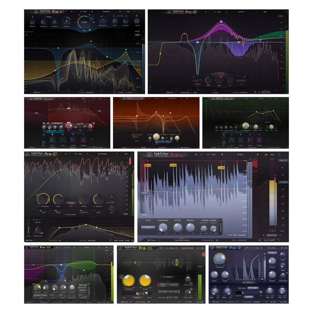 Los efectos esenciales de FabFilter