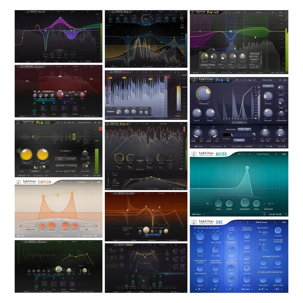 Todo el catálogo de FabFilter en un solo paquete