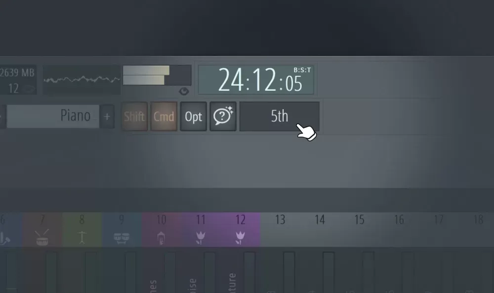 Detección de acordes en el Piano Roll de FL Studio 2026