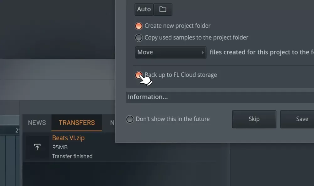 FL Cloud Storage: respaldo de proyectos en la nube en FL Studio 2026