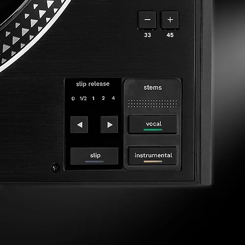 Botones de stems y slip release del Hercules DJControl T10