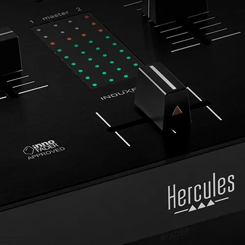 InduXfader, crossfader sin contacto aprobado por Innofader, del Hercules DJControl T10