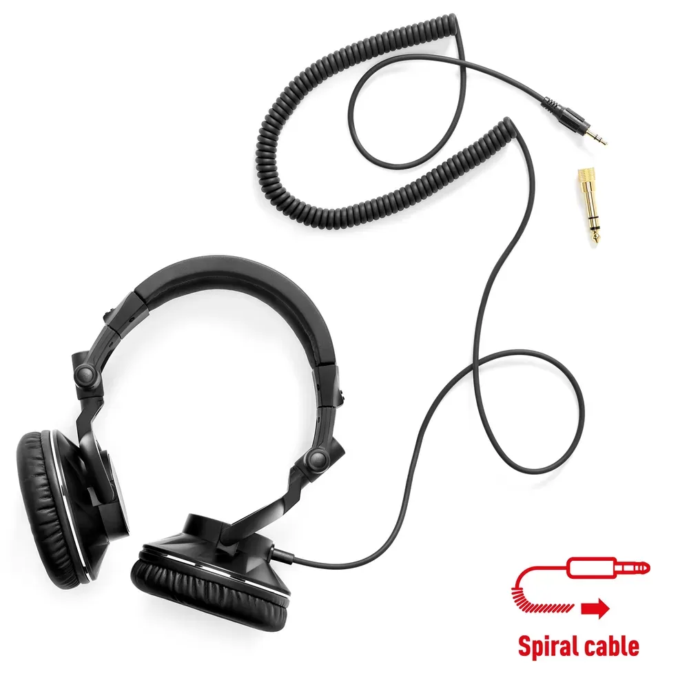 Cable en espiral de 3 metros del Hercules HDP DJ60