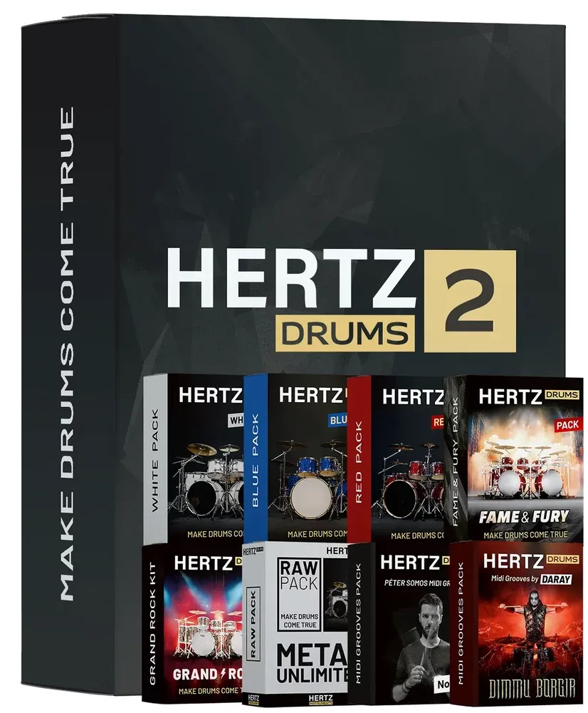 Hertz Drums Complete 1 – Batería Virtual con Software, Kits y Librería MIDI