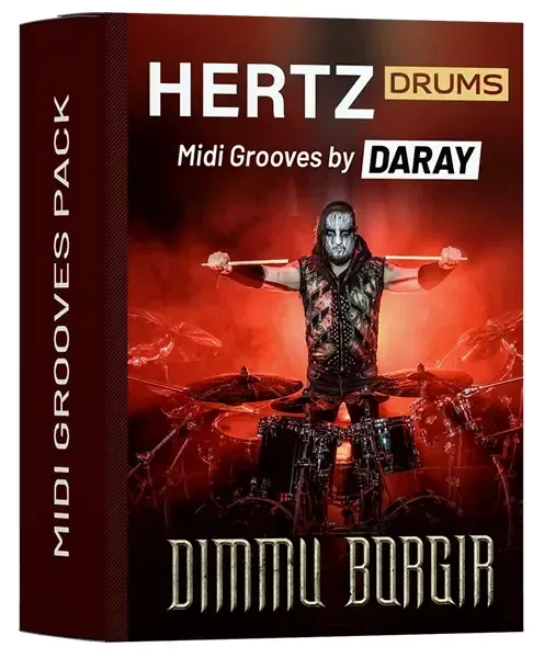 Hertz Midi Grooves by Daray – Grooves MIDI de Batería para Metal