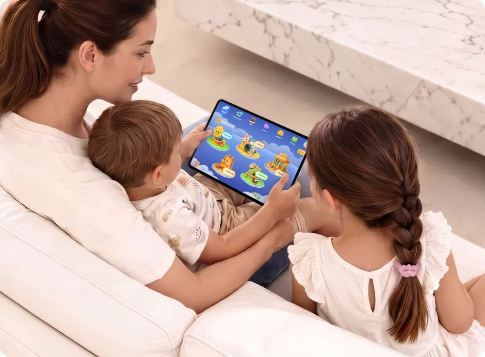 HONOR Pad X9b Max usada en familia