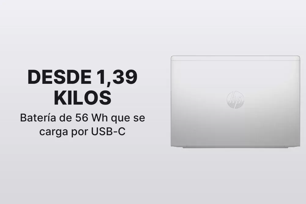 Tapa del HP ProBook 440 G11, desde 1,39 kg