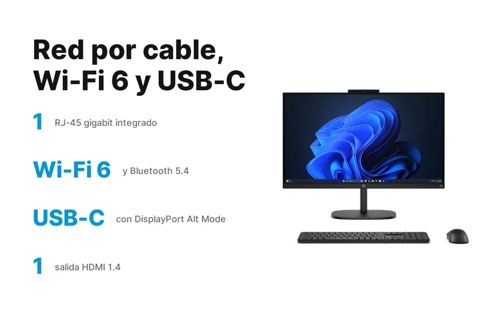 Conectividad del HP ProStudio 2 AiO G2i