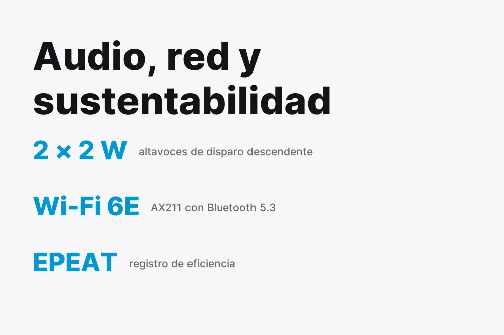 Audio, red y eficiencia del HP ProStudio 4 AI