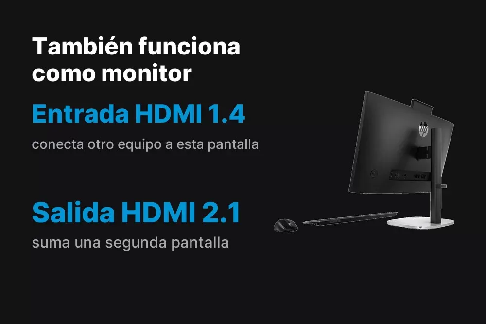 El ProStudio 4 AI tiene entrada HDMI y funciona como monitor