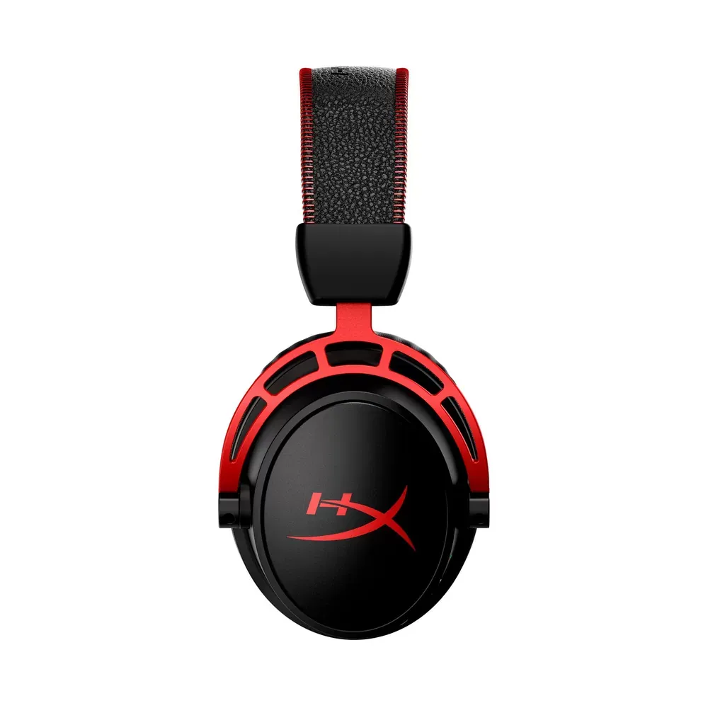 Vista lateral del HyperX Cloud Alpha Wireless con marco de aluminio