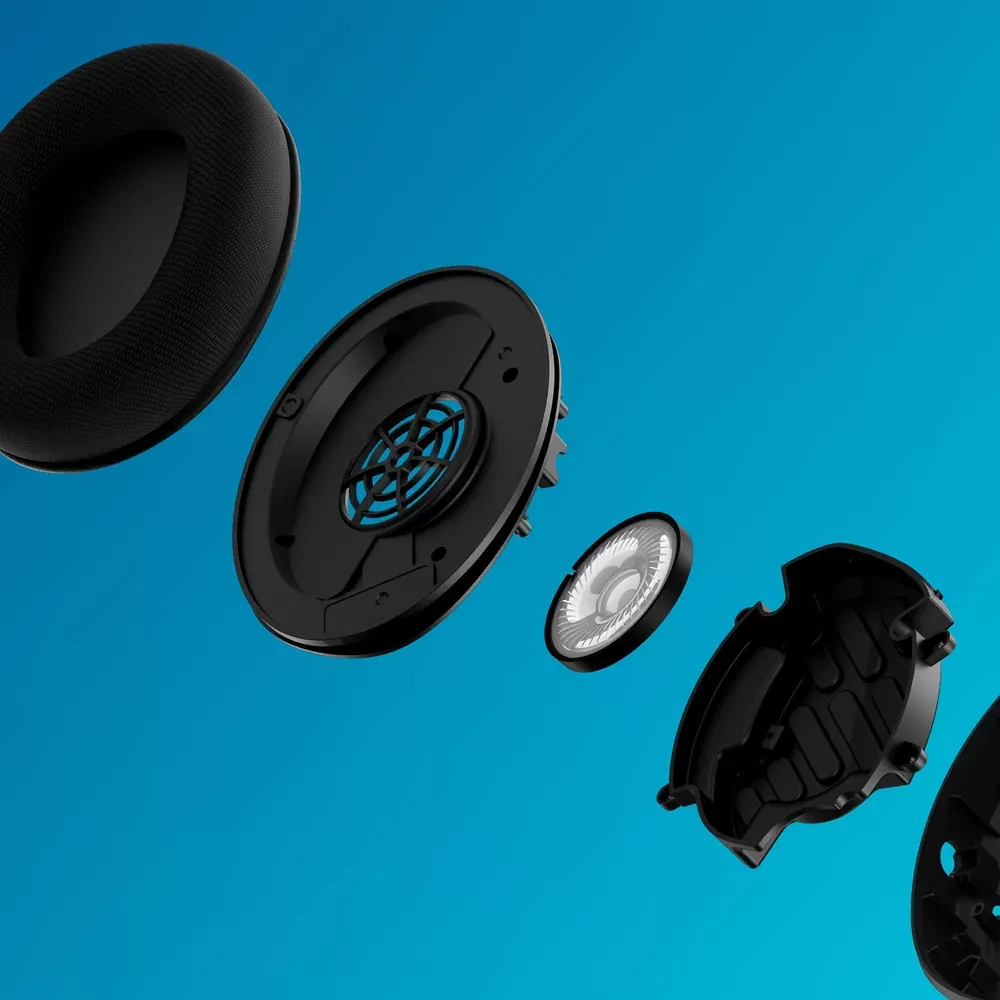Despiece del controlador direccional de 40 mm del HyperX Cloud Stinger 2 Core